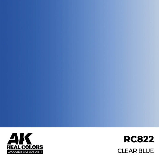 AK Interactive Real Colors - Clear Blue 17ml. (RC822) - Loaded Dice