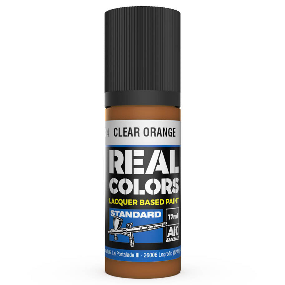 AK Interactive Real Colors - Clear Orange 17ml. (RC824) - Loaded Dice