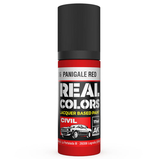 AK Interactive Real Colors - Panigale Red 17ml. - Loaded Dice