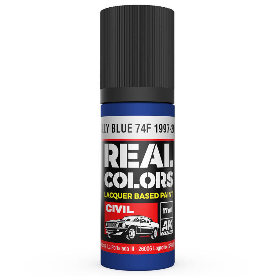AK Interactive Real Colors - Rally Blue 74F 1997-2002 17ml. - Loaded Dice