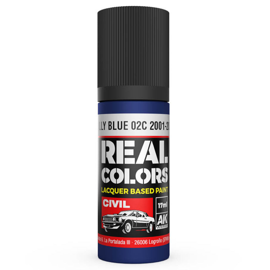 AK Interactive Real Colors - Rally Blue 02C 2001-2006 17ml. - Loaded Dice