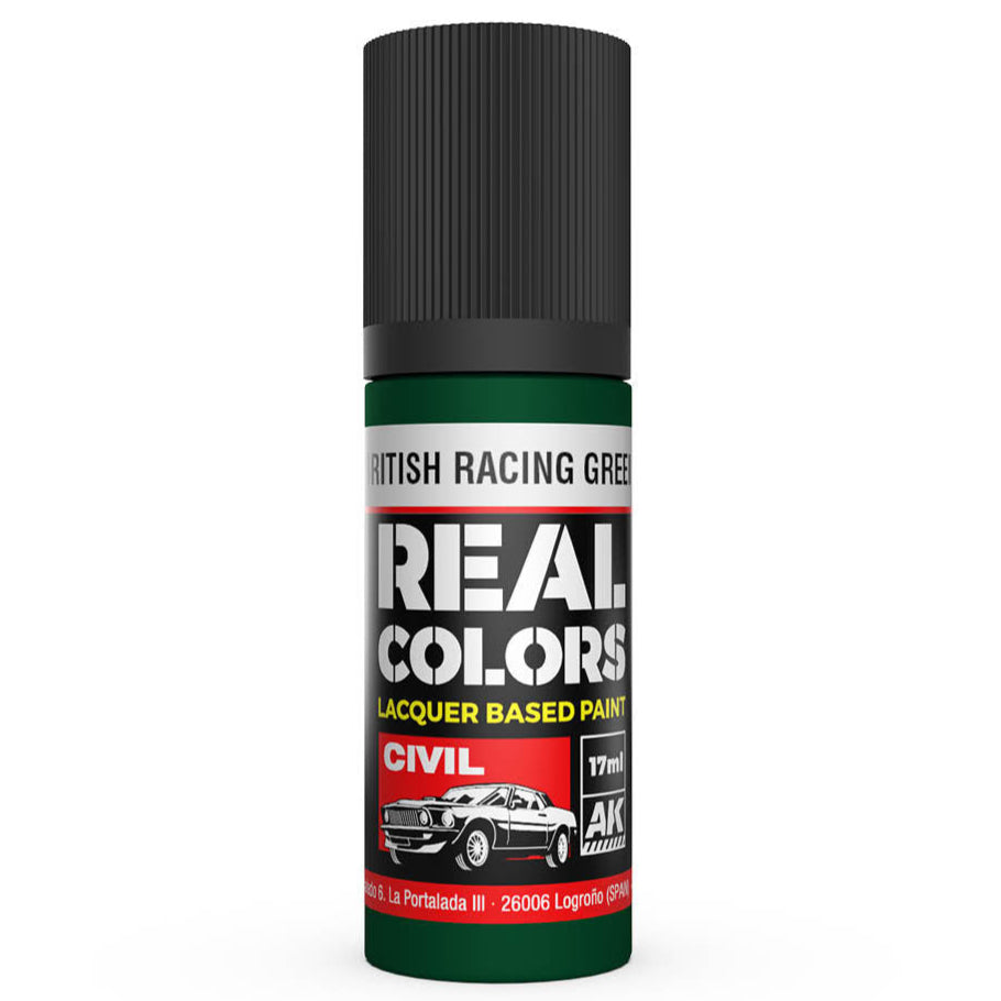 AK Interactive Real Colors - British Racing Green 17ml. - Loaded Dice