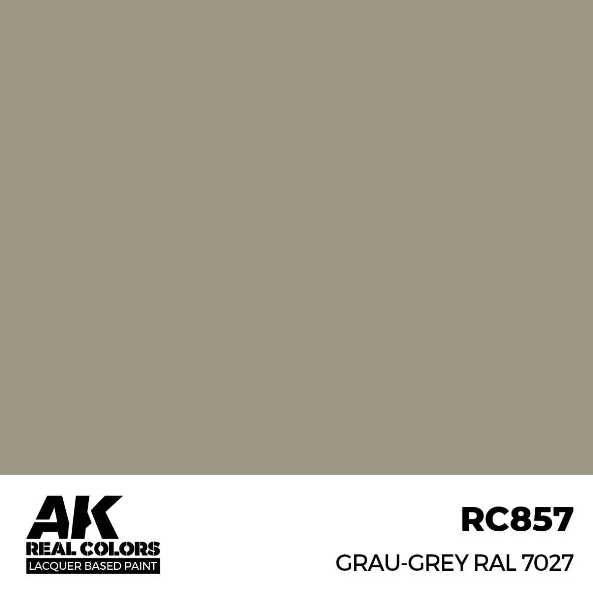 AK Interactive Real Colors - Grau-Grey RAL 7027