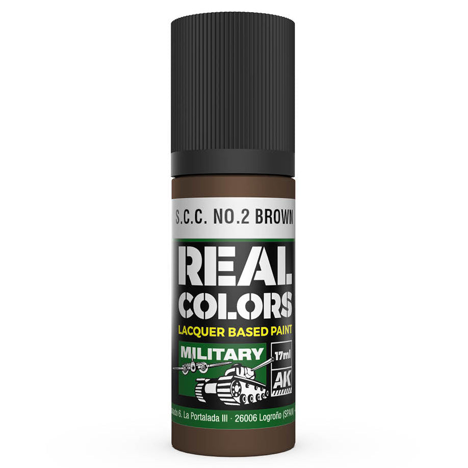 AK Interactive Real Colors - S.C.C. No.2 Brown