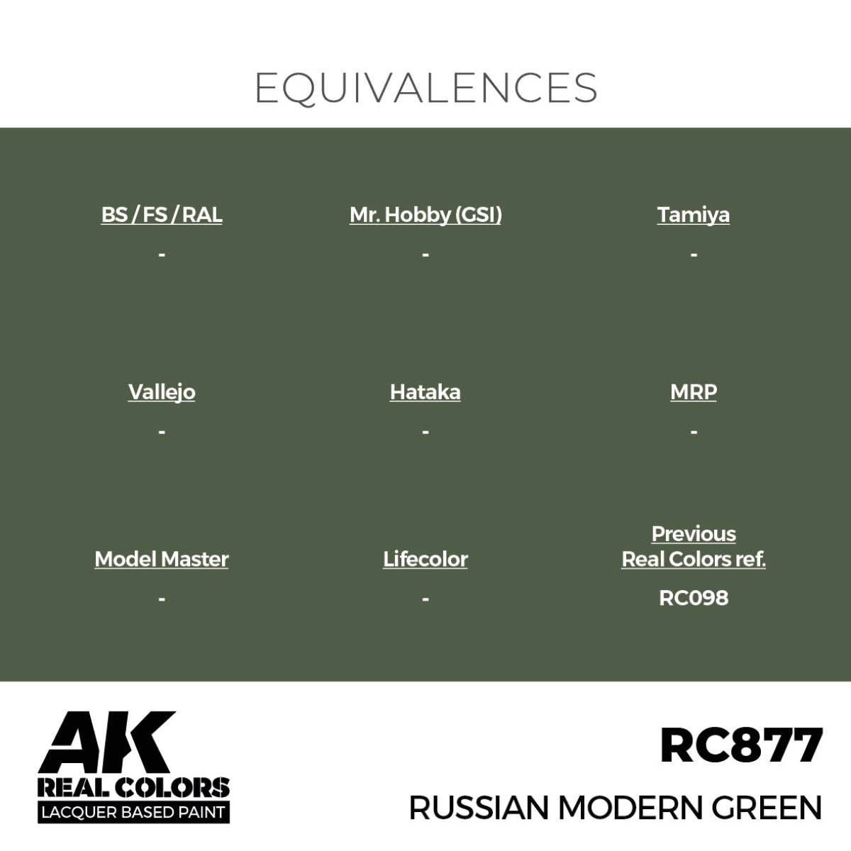 AK Interactive Real Colors - Russian Modern Green