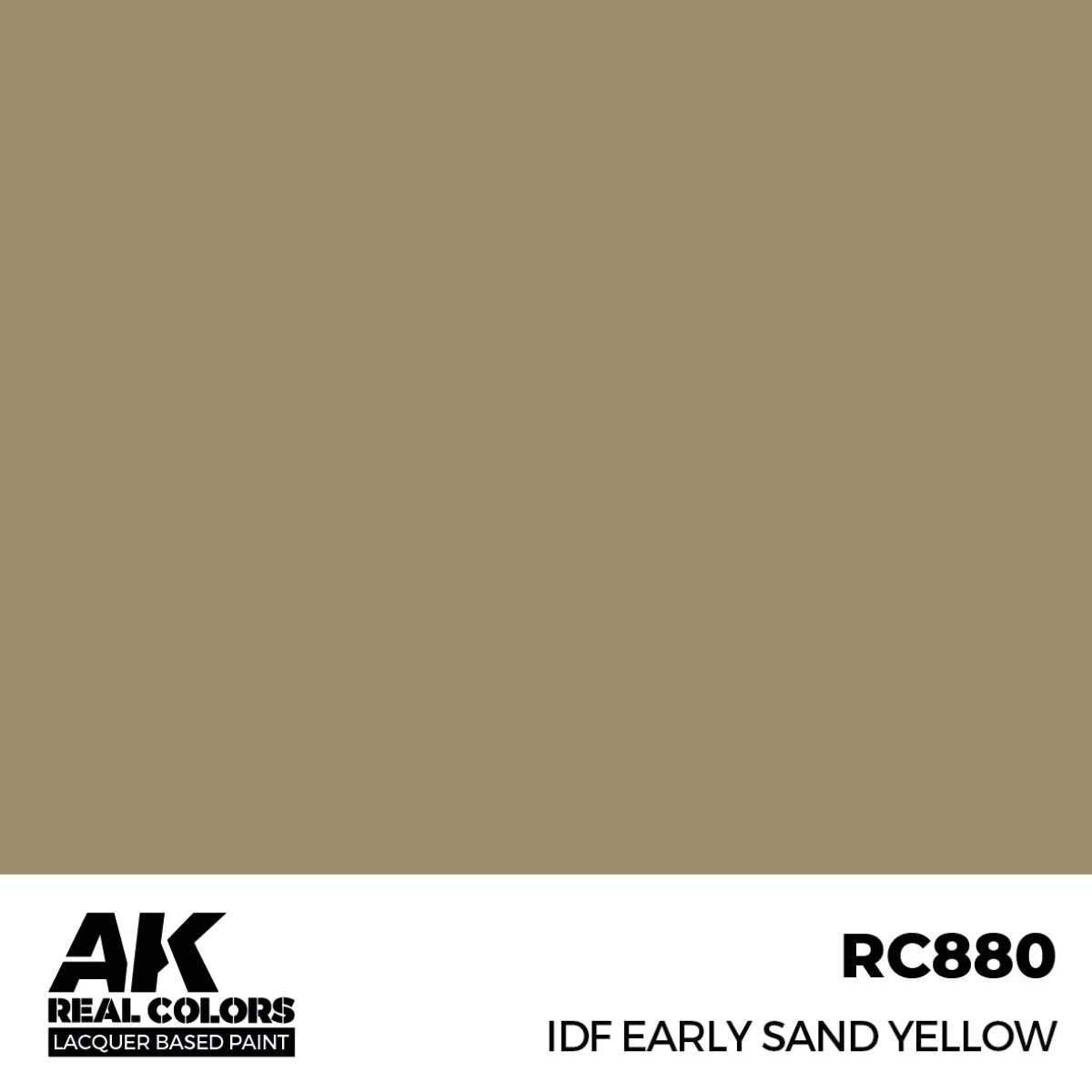 AK Interactive Real Colors - IDF Early Sand Yellow