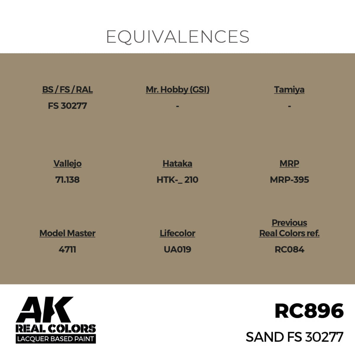 AK Interactive Real Colors - Sand FS 30277