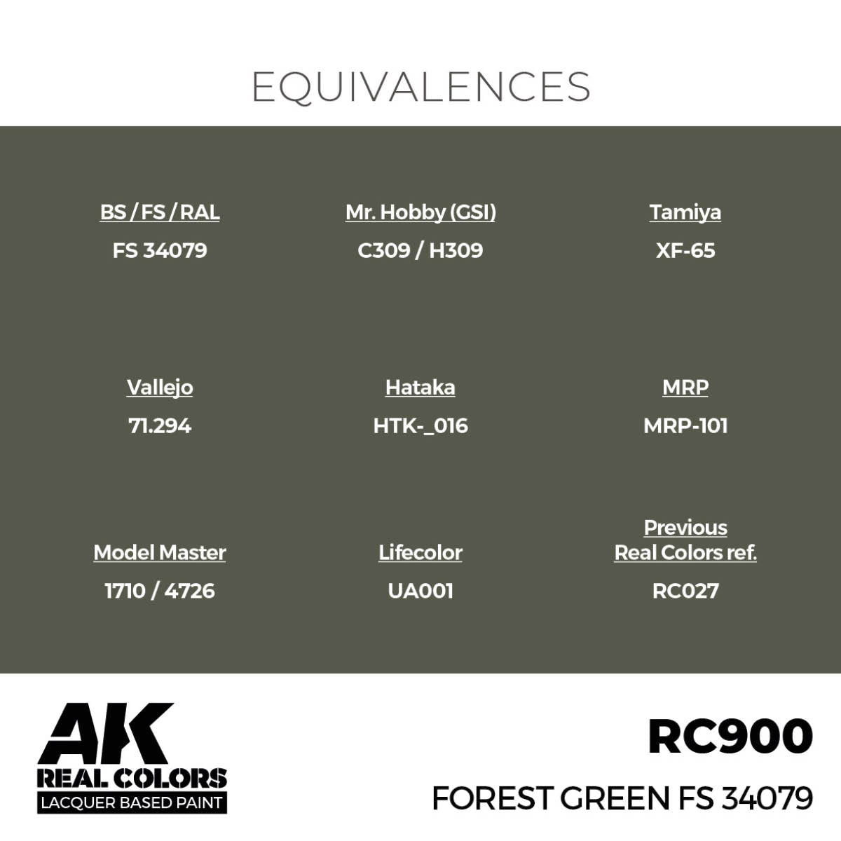 AK Interactive Real Colors - Forest Green FS 34079