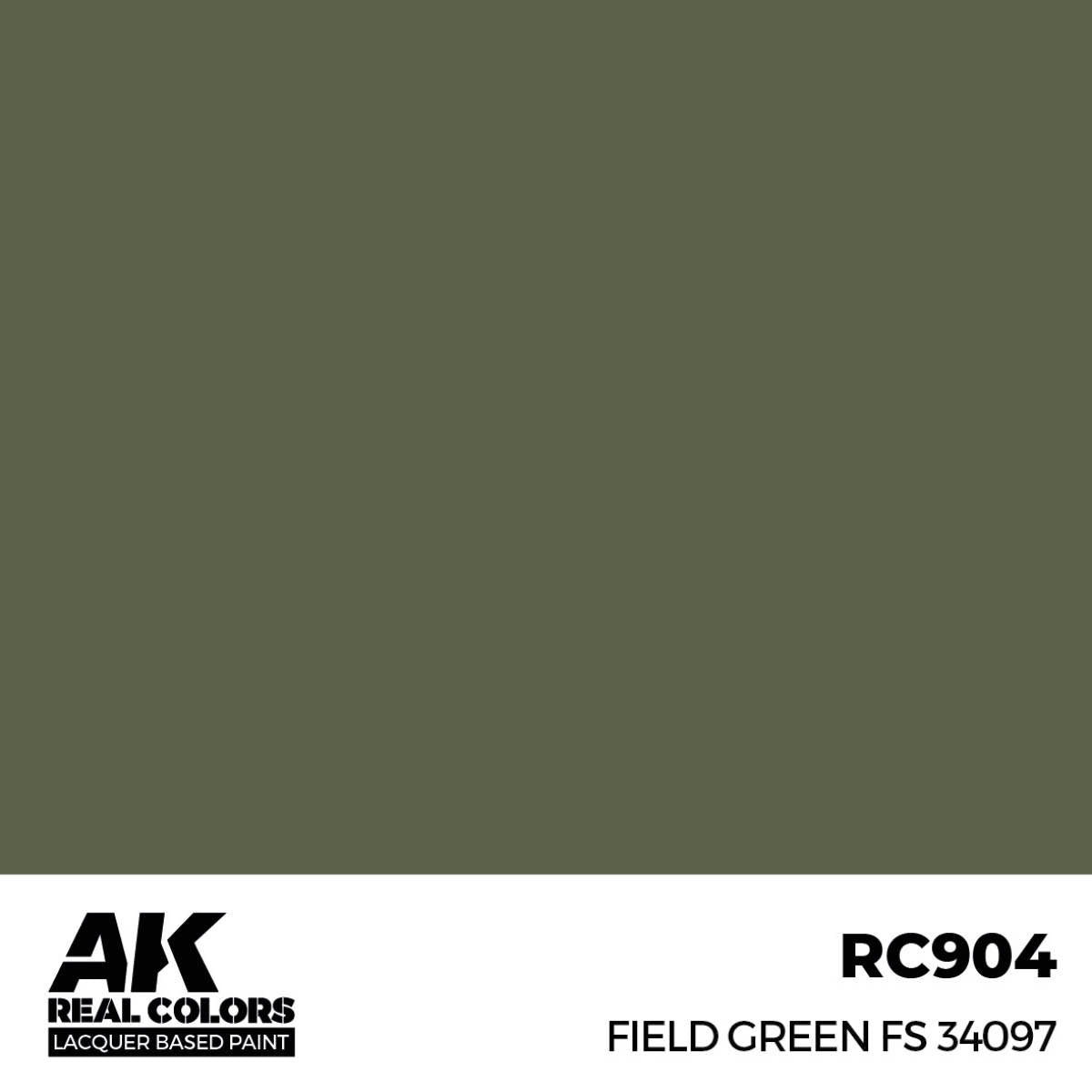 AK Interactive Real Colors - Field Green FS 34097