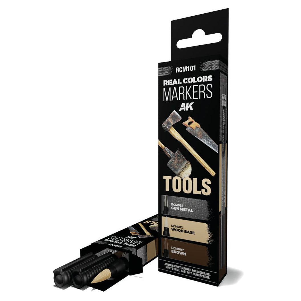 AK Interactive Real Colors Markers - Tools Set (RCM101) - Loaded Dice