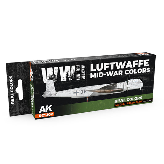 AK Interactive Real Colors - WWII Luftwaffe Mid-War Set (RCS102) - Loaded Dice