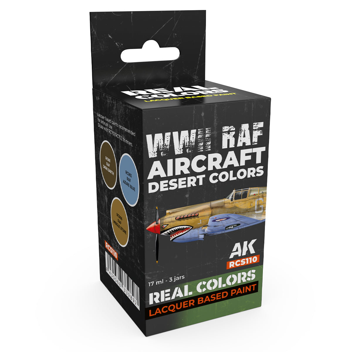 AK Interactive Real Colors - WWII RAF Aircraft Desert Set (RCS110) - Loaded Dice
