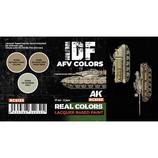 AK Interactive Real Colors - IDF AFV Colors Set (RCS133) - Loaded Dice