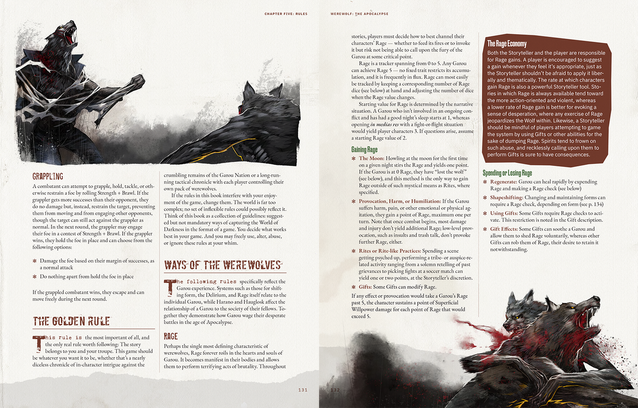 Werewolf The Apocalype (5th Edition Core Rulebook) - Loaded Dice