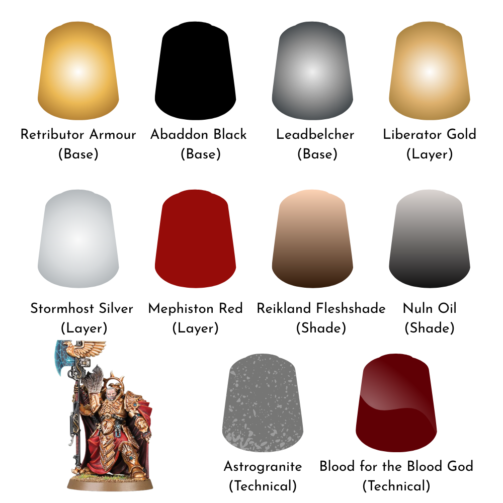 Adeptus Custodes: Starter Paint Bundle - Loaded Dice