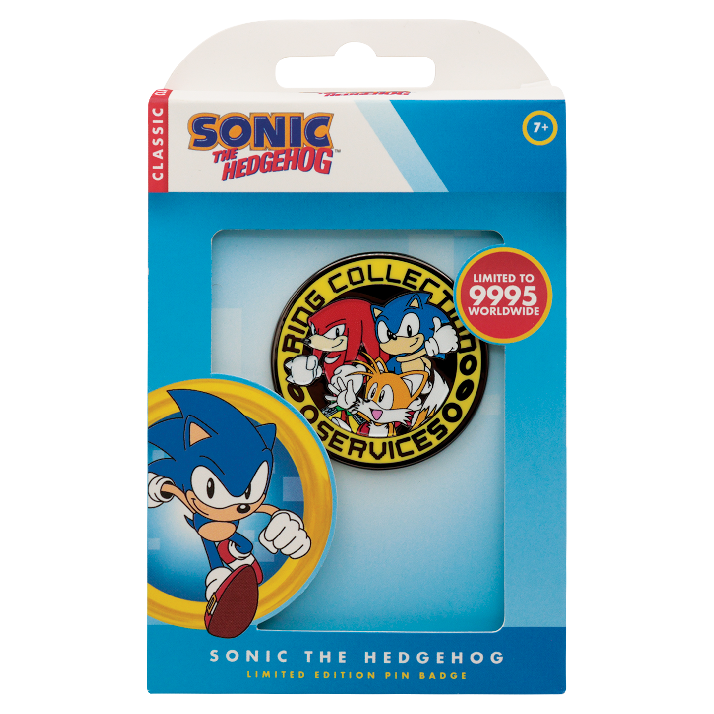 Sonic The Hedgehog – Sonic, Tails, and Knuckles Pin Badge - Loaded Dice