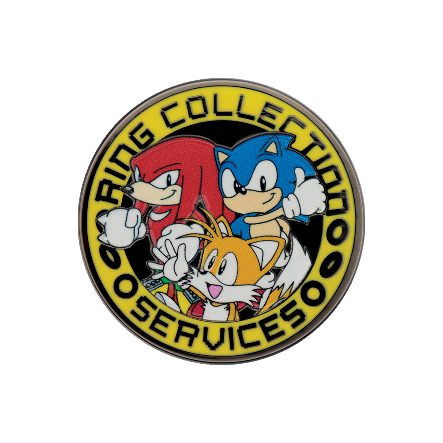 Sonic The Hedgehog – Sonic, Tails, and Knuckles Pin Badge - Loaded Dice