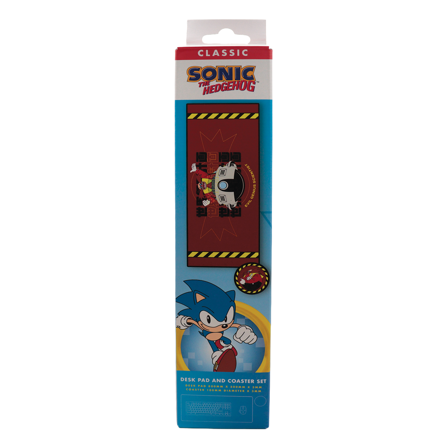 Sonic The Hedgehog – Dr. Eggman Deskpad & Coaster Set - Loaded Dice