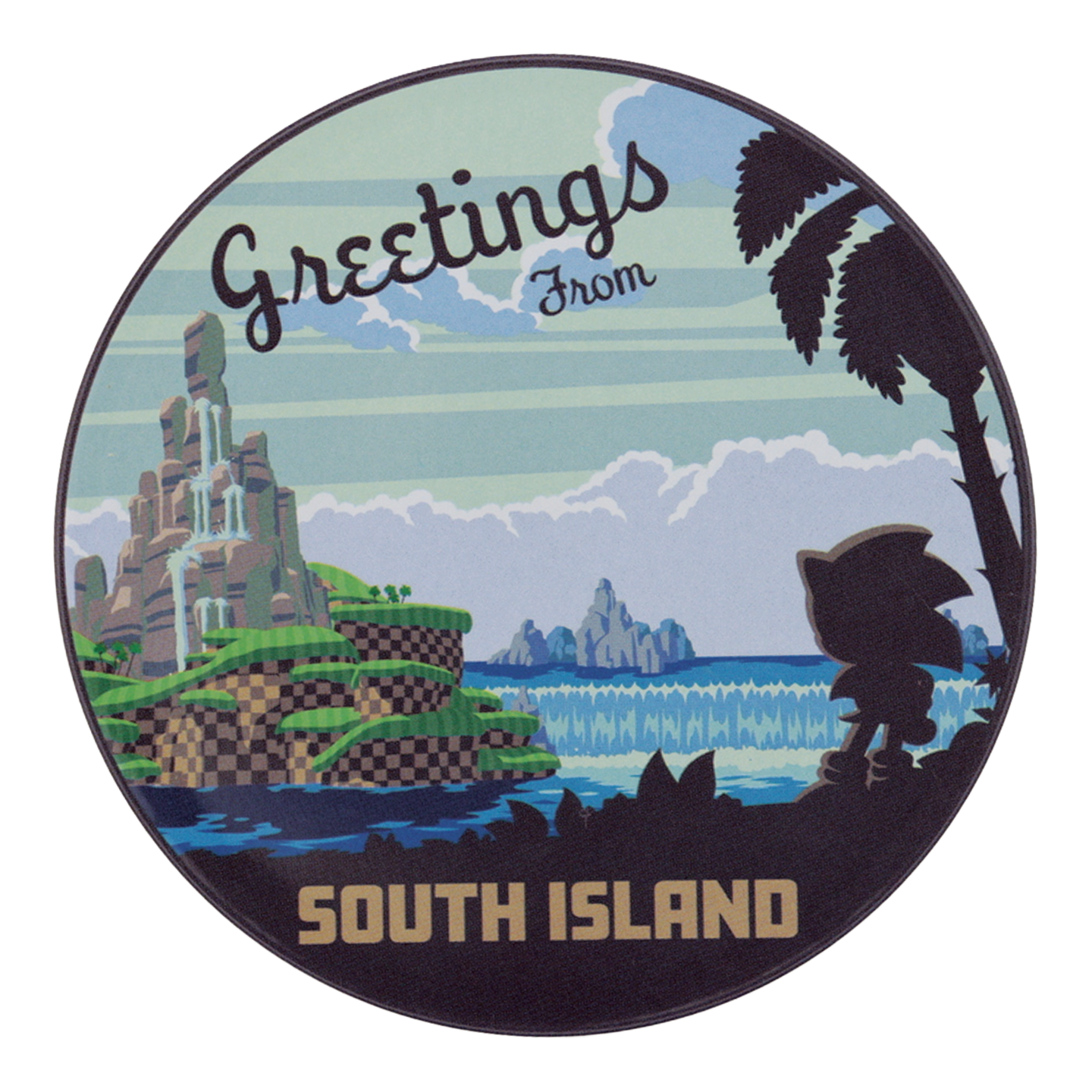 Sonic The Hedgehog – Set of 4 Location Coasters - Loaded Dice