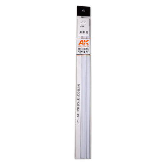 AK Interactive - Strips 1.00 x 2.00 x 350mm - Styrene Strip - Loaded Dice
