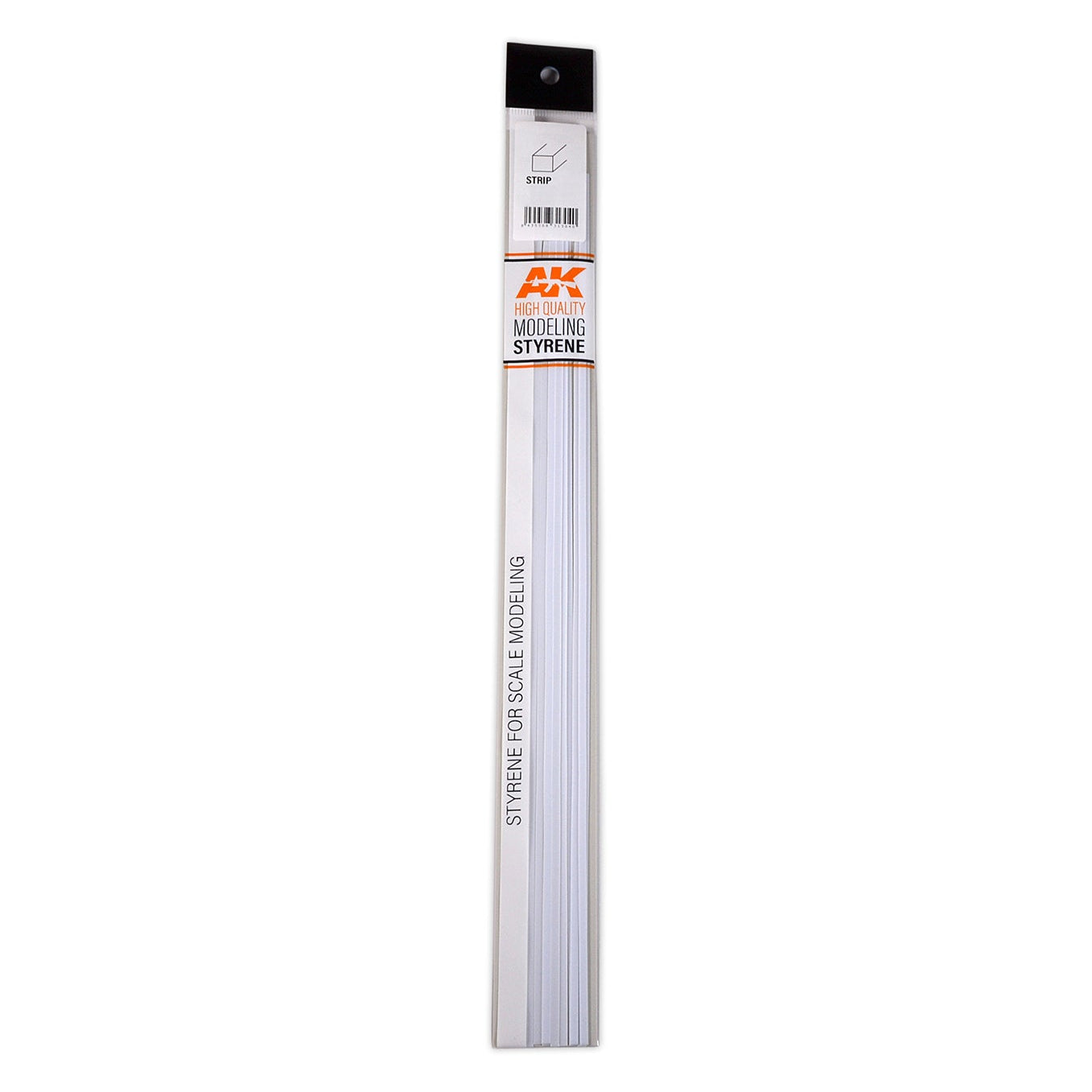 AK Interactive Strips 0.75 X 3.00 X 350mm - Styrene Strip modelling construction material