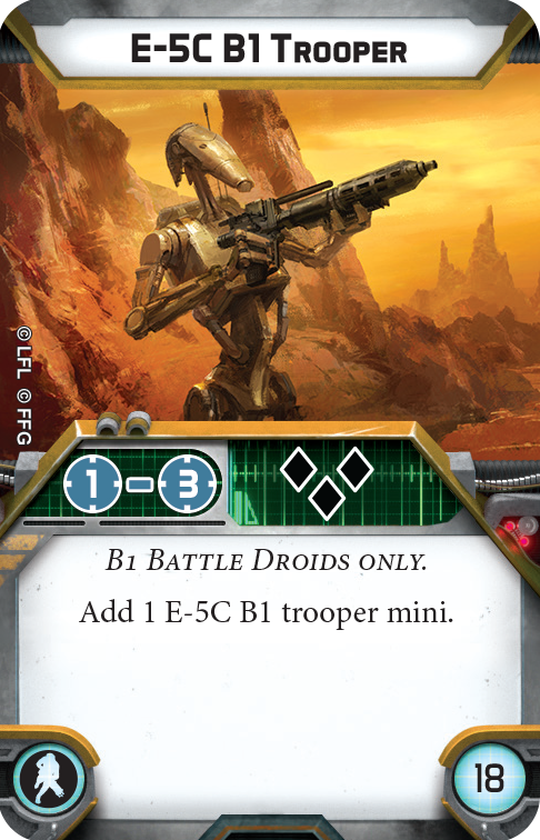 Star Wars Legion: B1 Battle Droids Unit Expansion - Loaded Dice