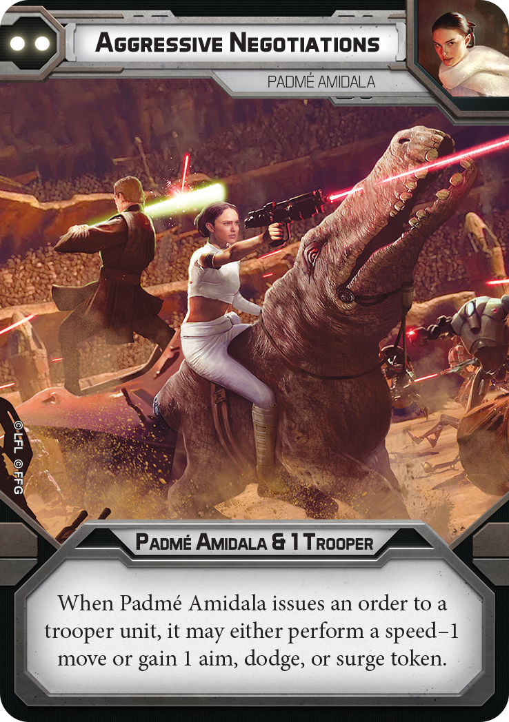 Star Wars Legion: Padme Amidala Operative Expansion - Loaded Dice