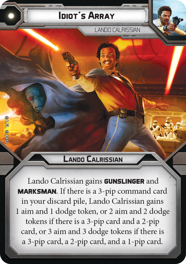 Star Wars Legion: Lando Calrissian Commander Expansion - Loaded Dice