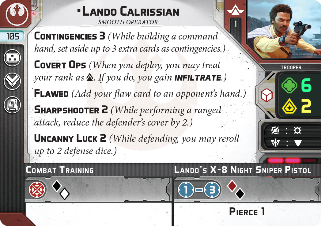 Star Wars Legion: Lando Calrissian Commander Expansion - Loaded Dice