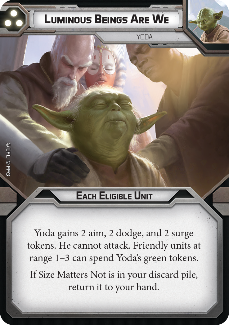 Star Wars Legion: Grand Master Yoda Commander Expansion - Loaded Dice