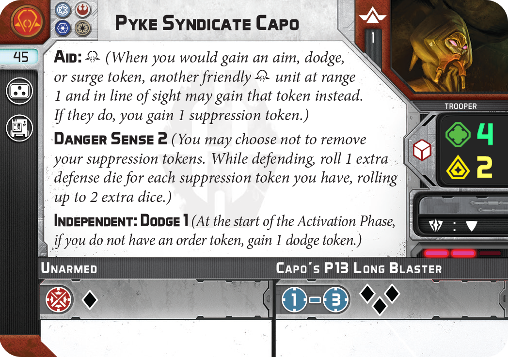 Star Wars Legion: Pyke Syndicate Foot Soldiers - Loaded Dice