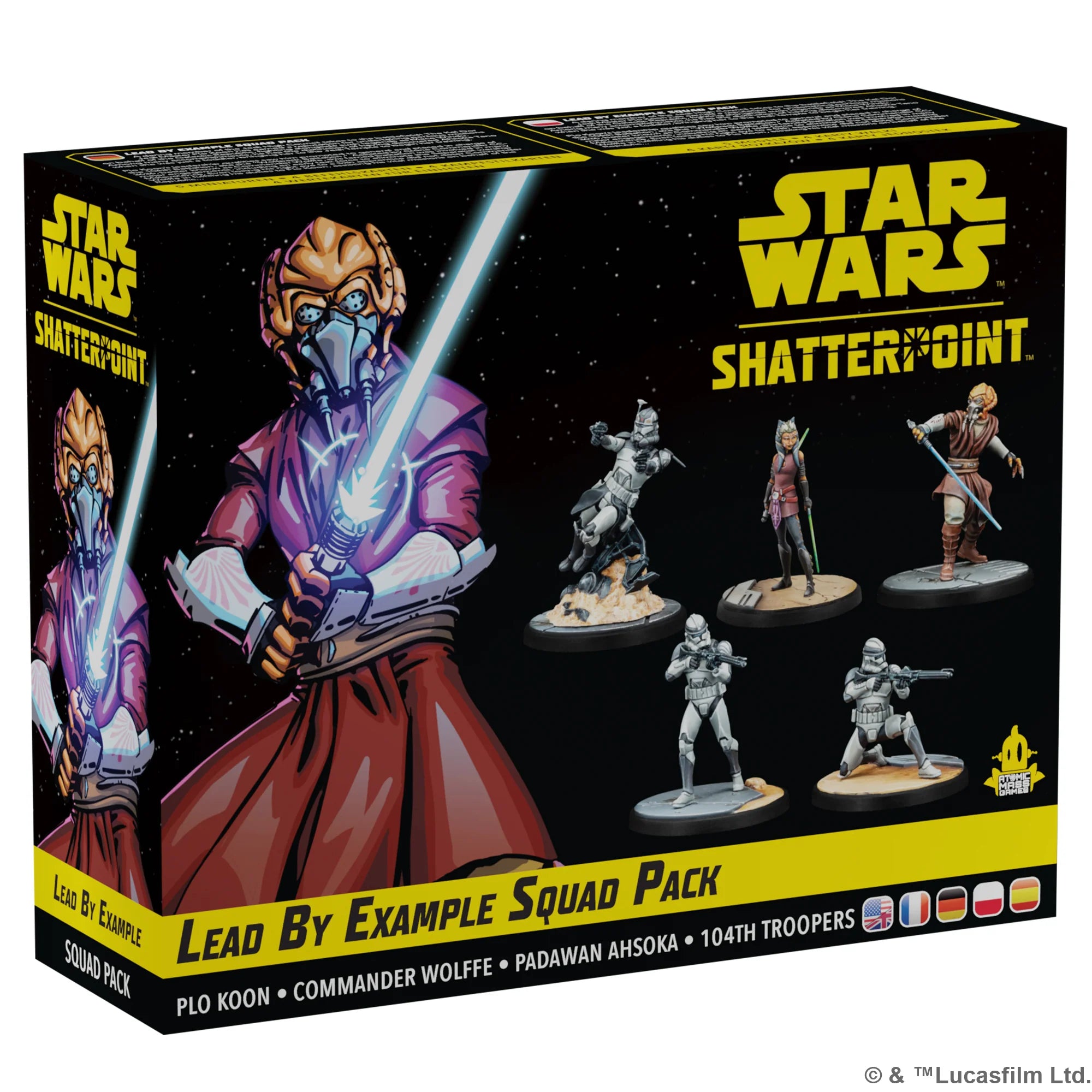 Star Wars Shatterpoint: Lead by Example (Plo Kloon Squad Pack) - Release Date 16/2/24 - Loaded Dice Barry Vale of Glamorgan CF64 3HD
