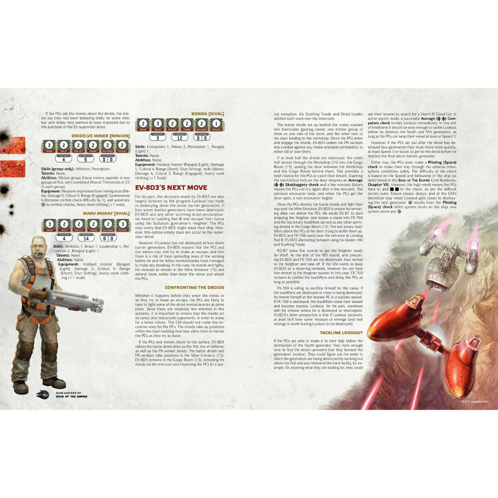 Star Wars Edge of the Empire RPG: Game Master's Kit - Loaded Dice