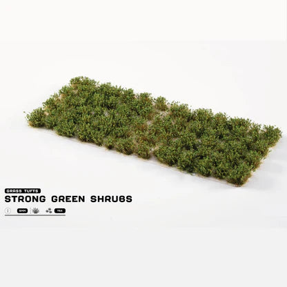 Gamers Grass - Strong Green Shrubs - Loaded Dice