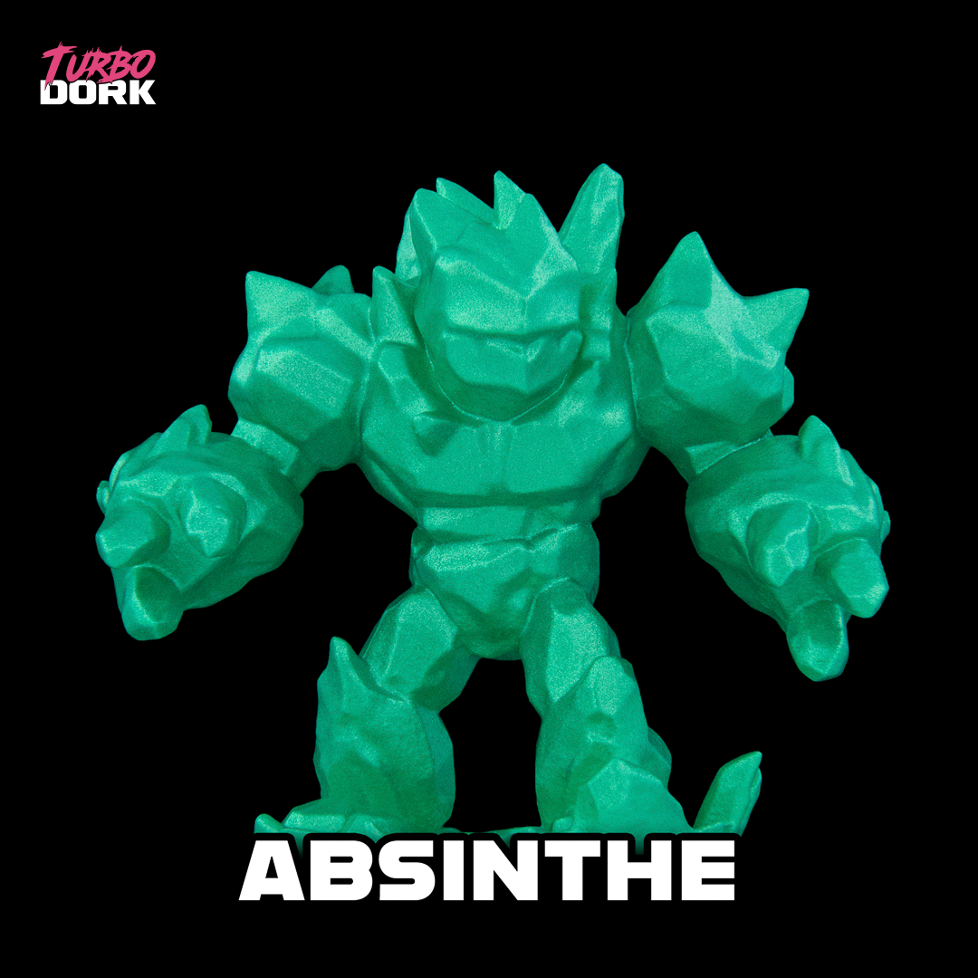 Turbo Dork: Absinthe Metallic Acrylic Paint 22ml - Loaded Dice