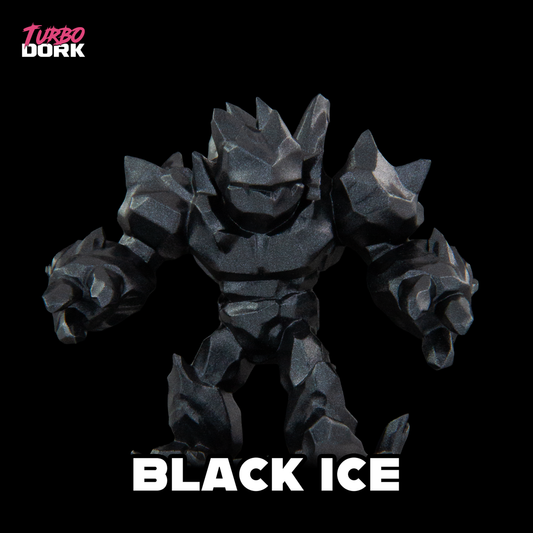 Turbo Dork: Black ICE Metallic Acrylic Paint 22ml - Loaded Dice