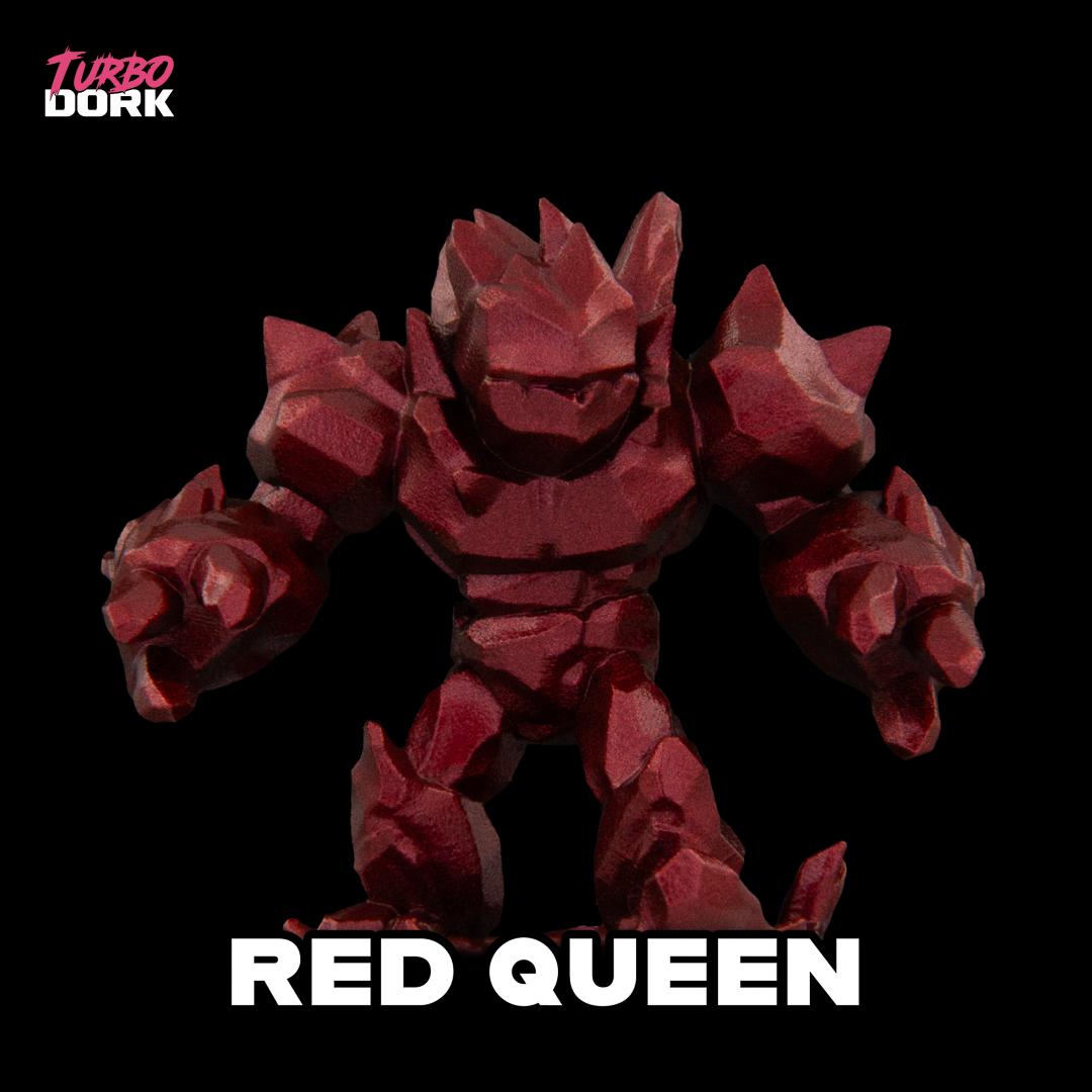 Turbo Dork: Red Queen Metallic Acrylic Paint 22ml - Loaded Dice