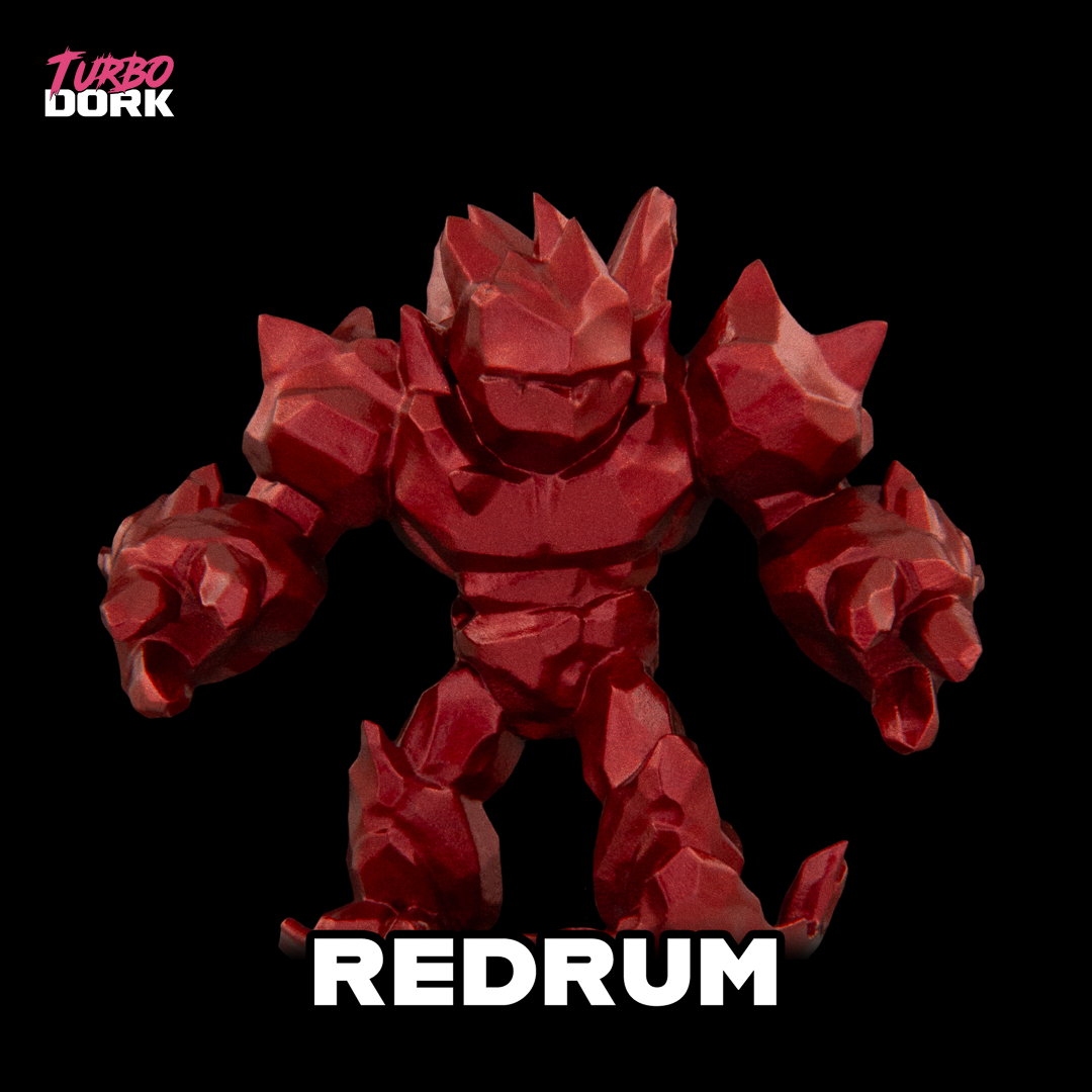 Turbo Dork: Redrum Metallic Acrylic Paint 22ml - Loaded Dice