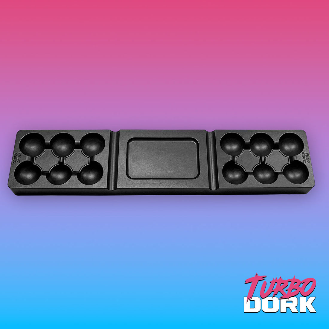 Turbo Dork: Large Black Non-Stick Silicone Dry Palette - Loaded Dice