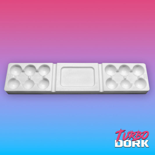 Turbo Dork: Large White Non-Stick Silicone Dry Palette - Loaded Dice