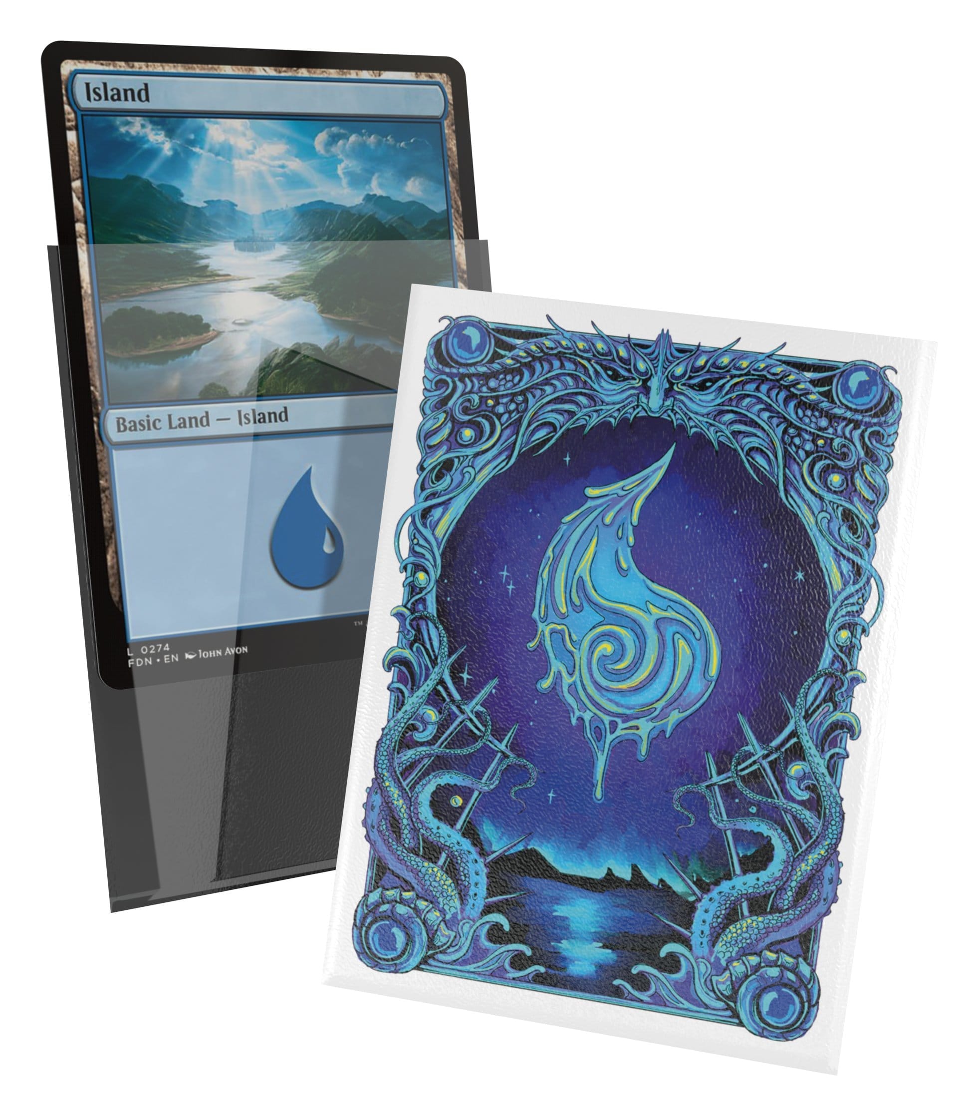 Ultimate Guard Art Sleeves Magic: The Gathering Mana Token - Island
