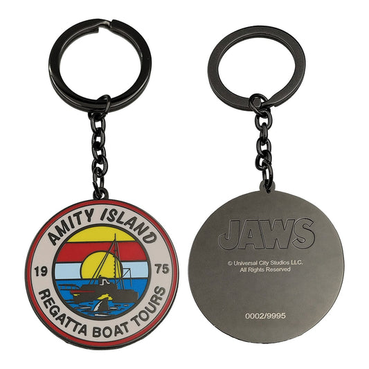 Jaws 50th Anniversary Regatta Boat Tour Keyring - Loaded Dice