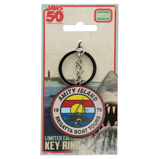 Jaws 50th Anniversary Regatta Boat Tour Keyring - Loaded Dice