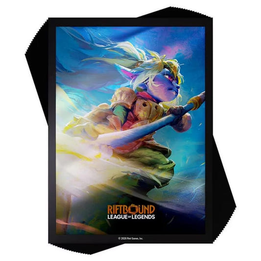 Riftbound: League of Legends - Unleashed Art Sleeves Poppy, Keeper of the Hammer card sleeves