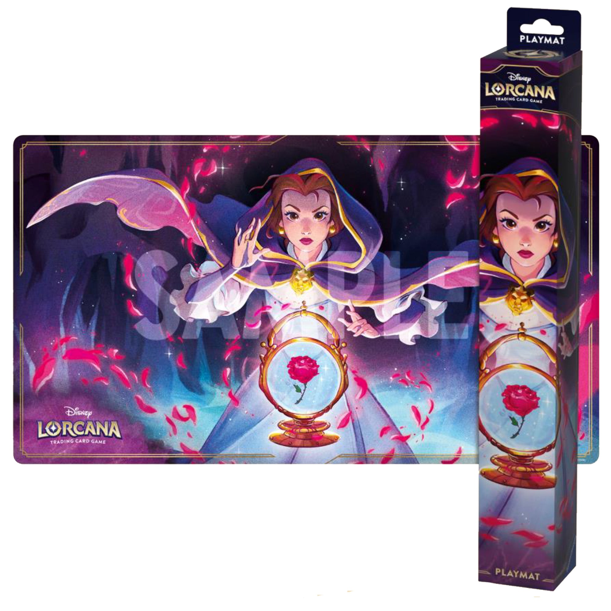 Disney Lorcana Playmat Belle - Shimmering Skies Set 5 - Loaded Dice