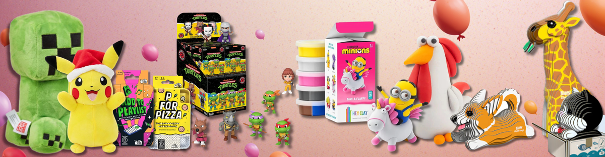 Toys and games at Loaded Dice – plush, Pokémon toys, craft kits and EUGY 3D models