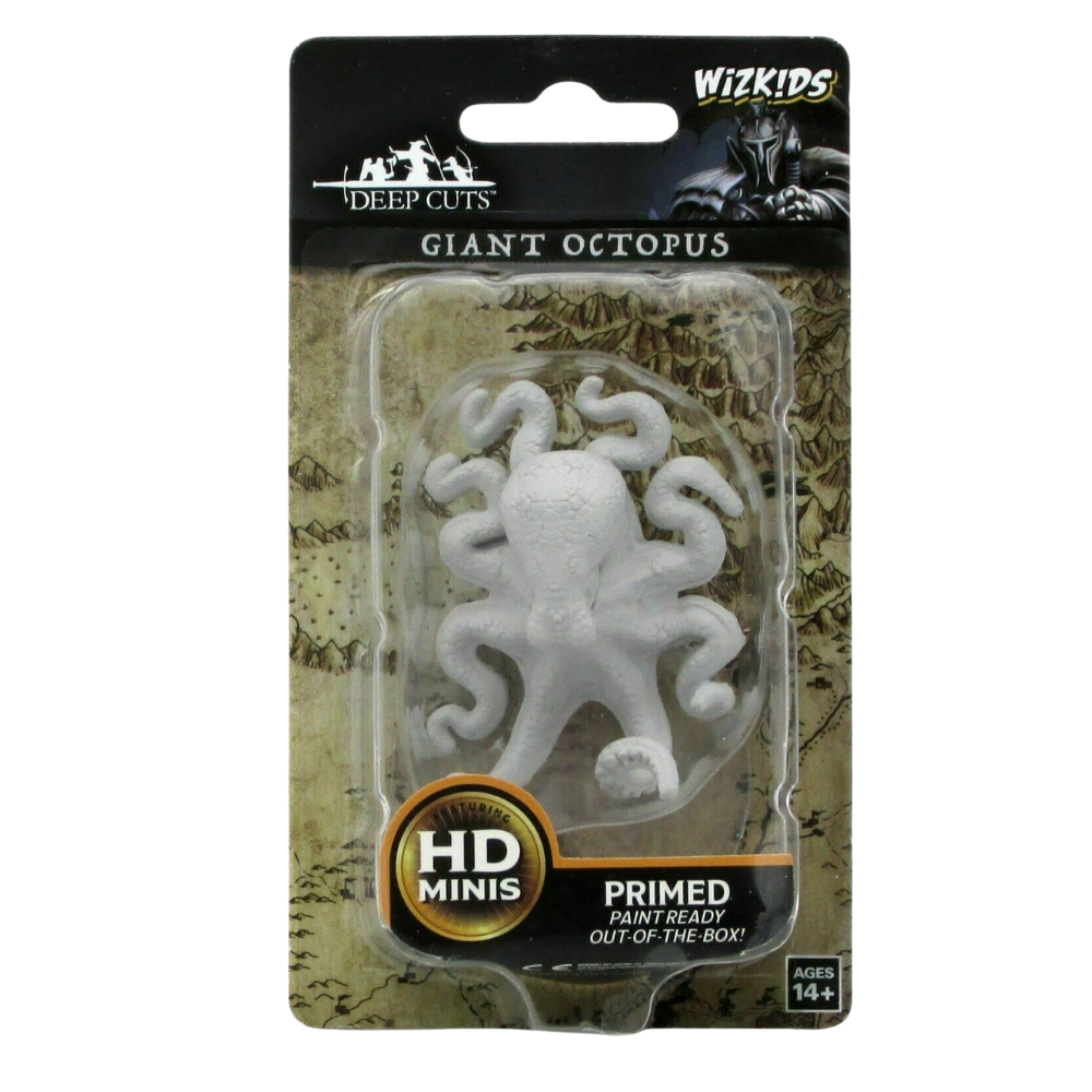 WizKids Deep Cuts Unpainted Miniatures: Giant Octopus - Loaded Dice