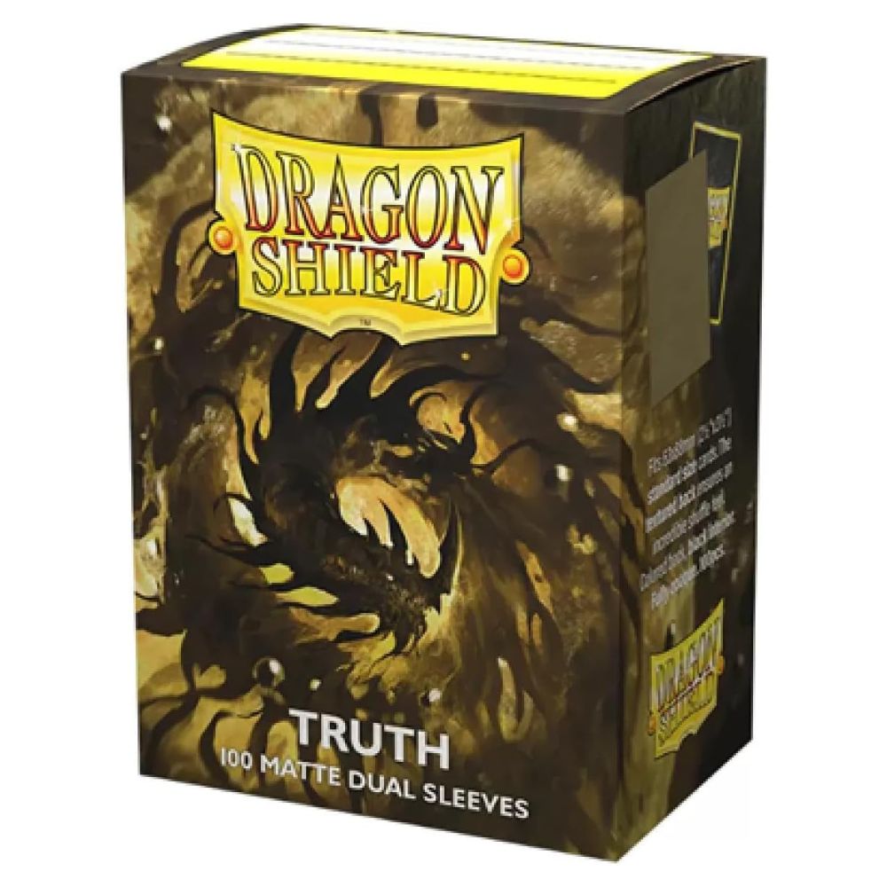 Dragon Shield - Matte Dual Standard Size Sleeves 100pk - Truth - Loaded Dice