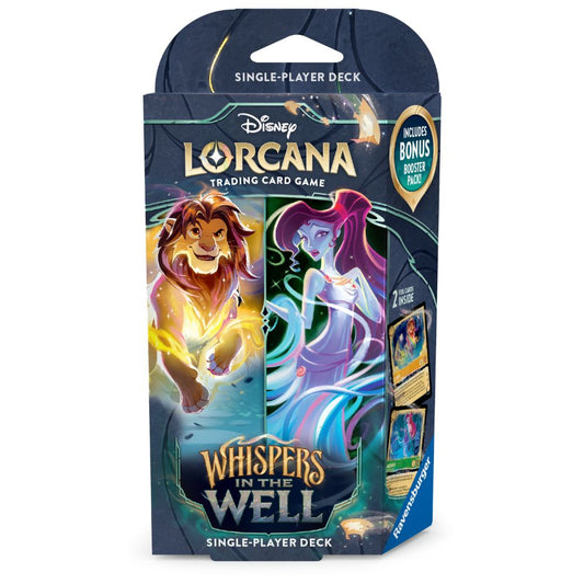 Disney Lorcana - Whispers in the Well Starter Deck - Simba & Megara - Loaded Dice