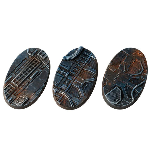 Gamers Grass Spaceship Corridor Oval Bases - 75mm (x3) - Loaded Dice